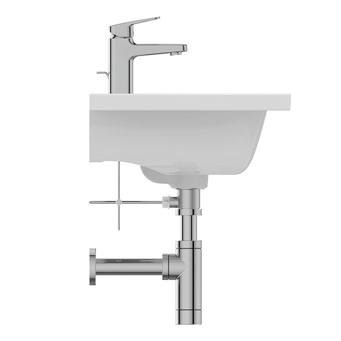 Ideal Standard i.Life S 800mm 1TH Wall Hung Basin + Chrome Bottle Trap Standard Large Image