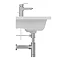Ideal Standard i.Life S 800mm 1TH Wall Hung Basin + Chrome Bottle Trap Standard Large Image