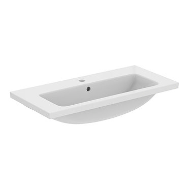 Ideal Standard i.Life S 800mm Compact 1TH Washbasin - T458901  Profile Large Image