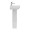 Ideal Standard i.Life S Compact 1TH Washbasin + Full Pedestal  Feature Large Image