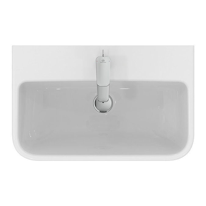 Ideal Standard i.Life S Compact 1TH Washbasin + Full Pedestal  Profile Large Image