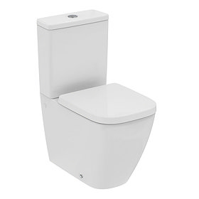 Ideal Standard i.Life S Compact 4/2.6 Litre Rimless Close Coupled Back To Wall WC + Soft Close Seat 