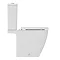 Ideal Standard i.Life S Compact 4/2.6 Litre Rimless Close Coupled Open Back WC + Soft Close Seat Fe