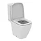 Ideal Standard i.Life S Compact 4/2.6 Litre Rimless Close Coupled Open Back WC + Soft Close Seat  In
