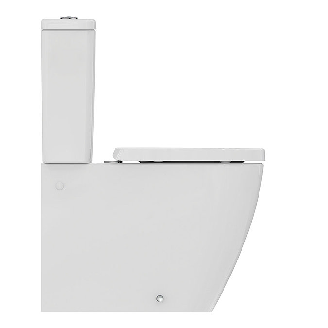 Ideal Standard i.Life S Compact 6/4 Litre Rimless Close Coupled Back To Wall WC + Soft Close Seat  F