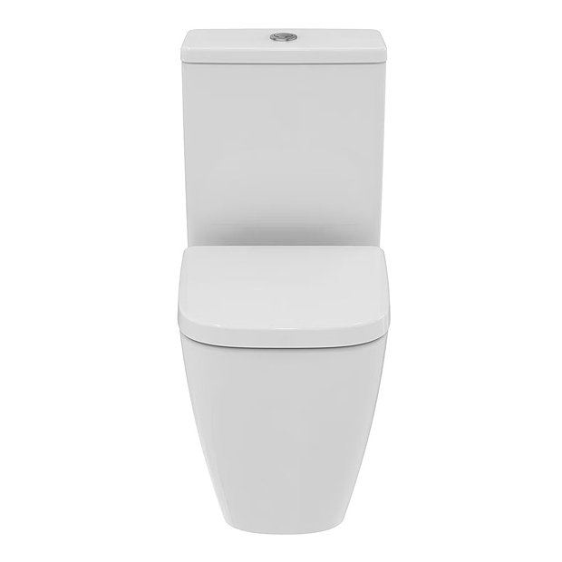 Ideal Standard i.Life S Compact 6/4 Litre Rimless Close Coupled Open Back WC + Soft Close Seat  Stan