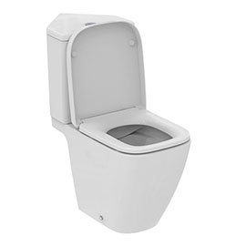 Ideal Standard i.Life S Compact Rimless Corner Close Coupled WC + Soft Close Seat Medium Image