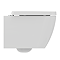 Ideal Standard i.Life S Compact Rimless Toilet + Concealed WC Cistern with Wall Hung Frame (Black Flush Plate)