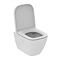 Ideal Standard i.Life S Compact Rimless Toilet + Concealed WC Cistern with Wall Hung Frame (Chrome Flush Plate)