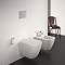 Ideal Standard i.Life S Compact Rimless Toilet + Concealed WC Cistern with Wall Hung Frame (Chrome Flush Plate)