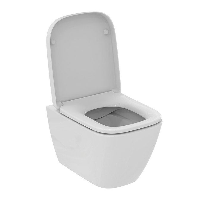 Ideal Standard i.Life S Compact Rimless Wall Hung WC + Soft Close Seat  Profile Large Image