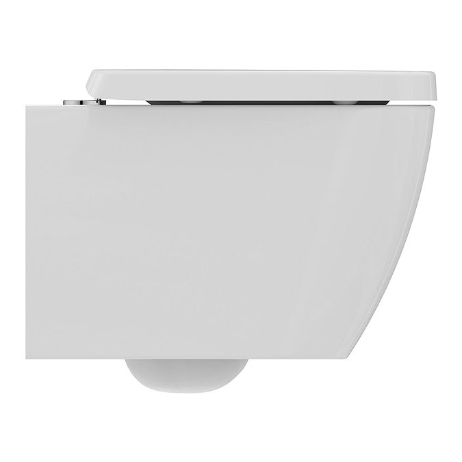 Ideal Standard i.Life S Compact Rimless Wall Hung WC + Soft Close Seat  Feature Large Image