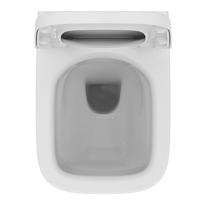 Ideal Standard i.Life S Compact Rimless Wall Hung WC + Soft Close Seat  In Bathroom Large Image