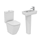 Ideal Standard i.Life S Rimless Toilet + 450mm Full Pedestal Basin