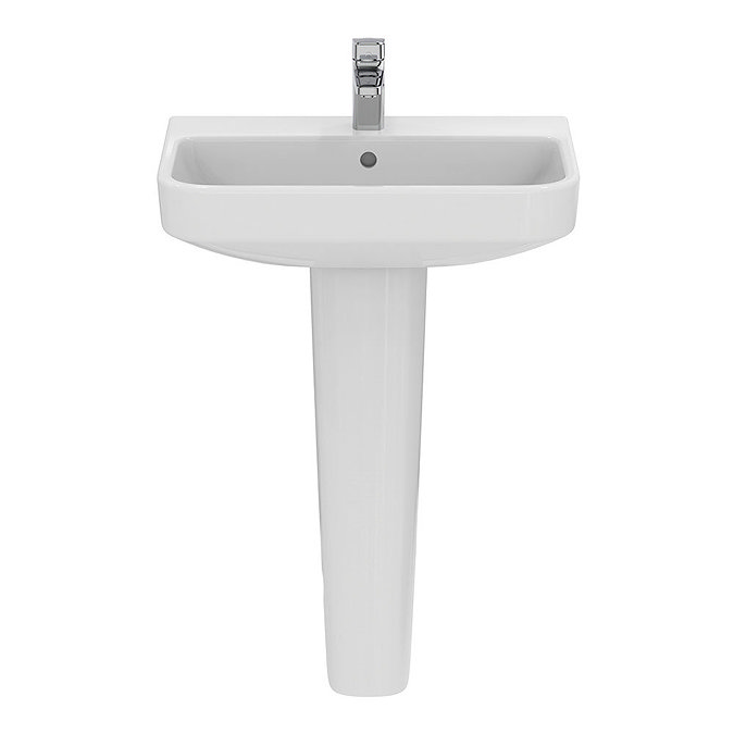 Ideal Standard i.Life S Rimless Toilet + 600mm Full Pedestal Basin