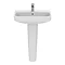 Ideal Standard i.Life S Rimless Toilet + 600mm Full Pedestal Basin