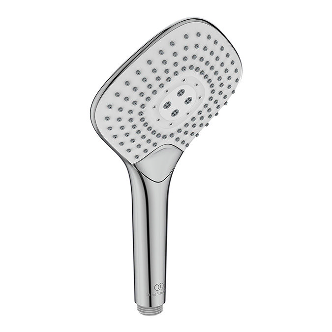Ideal Standard Idealrain Evo 125mm Diamond 3 Function Handspray with Bracket + 1.25m Hose - B2460AA