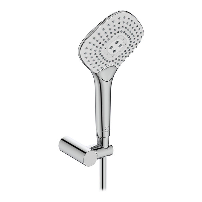 Ideal Standard Idealrain Evo 125mm Diamond 3 Function Handspray with Bracket + 1.75m Hose - B1766AA