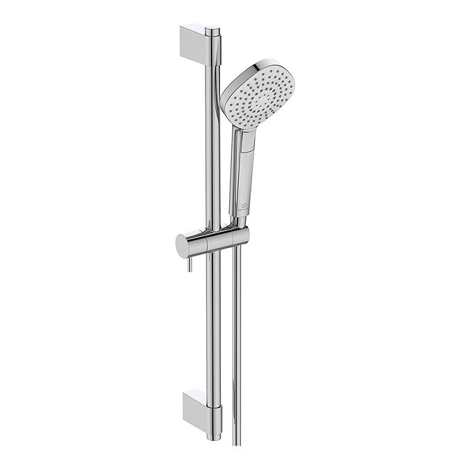 Ideal Standard Idealrain Evo Jet 600mm Shower Slider Rail with 110mm 3 Function Diamond Handspray - 