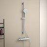 Ideal Standard Idealrain Evo Jet 900mm Shower Slider Rail with 3 Function Round Handspray - B1763AA 