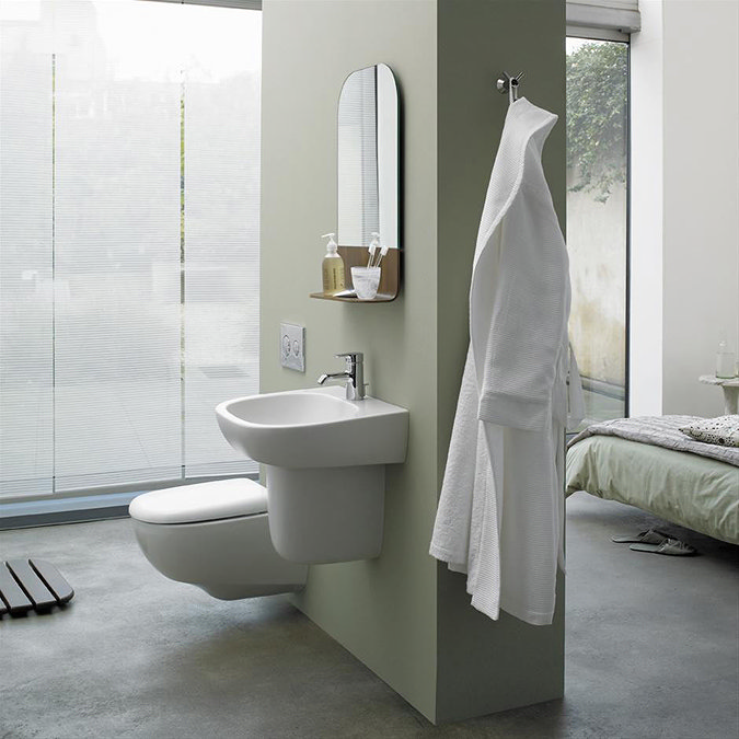 Ideal Standard Jasper Morrison 50cm 1TH Basin & Semi Pedestal Feature Large Image
