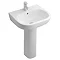 Ideal Standard Jasper Morrison 55cm 1TH Basin & Pedestal Large Image