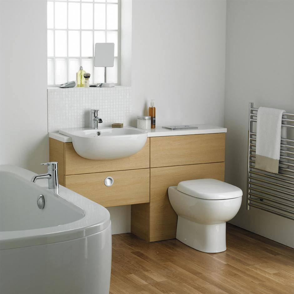 Ideal Standard Jasper Morrison 55cm 1TH Semi-Countertop Washbasin  Profile Large Image