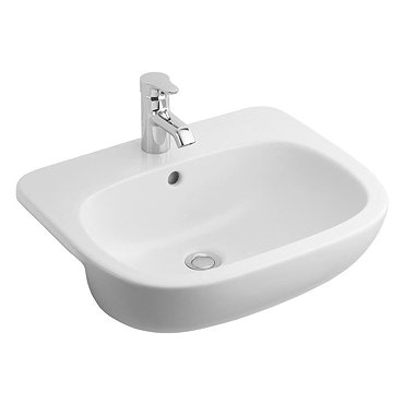 Ideal Standard Jasper Morrison 55cm 1TH Semi-Countertop Washbasin  Profile Large Image