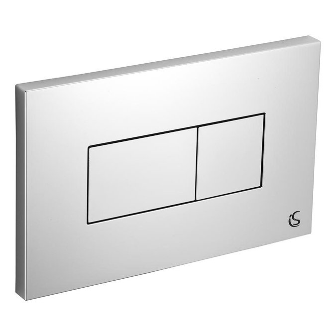 Ideal Standard Karisma Flush Plate (Branded) - Chrome Large Image
