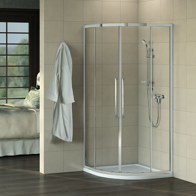 Ideal Standard Kubo 900 x 900mm Quadrant Shower Enclosure - T7351EO  Feature Large Image