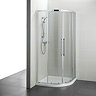 Ideal Standard Kubo 900 x 900mm Quadrant Shower Enclosure - T7351EO Large Image
