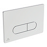 Ideal Standard Oleas P1 Chrome Pneumatic Dual Flush Plate - R0116AA Large Image