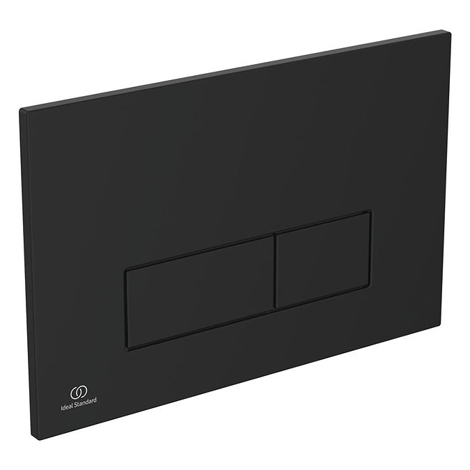 Ideal Standard Oleas M2 Matt Black Mechanical Dual Flush Plate - R0121A6 Large Image