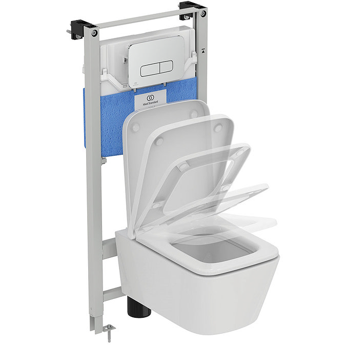 Ideal Standard Oleas M3 Chrome Mechanical Dual Flush Plate - R0123AA Feature Large Image