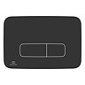 Ideal Standard Oleas M3 Matt Black Mechanical Dual Flush Plate - R0123A6  Profile Large Image