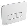Ideal Standard Oleas M3 Matt Chrome Mechanical Dual Flush Plate - R0123JG Large Image