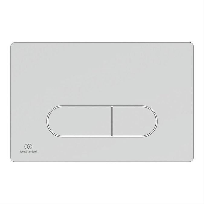 Ideal Standard Oleas P1 Chrome Pneumatic Dual Flush Plate - R0116AA  Profile Large Image