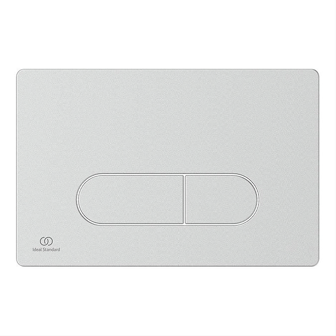 Ideal Standard Oleas P1 Matt Chrome Pneumatic Dual Flush Plate - R0116JG Profile Large Image