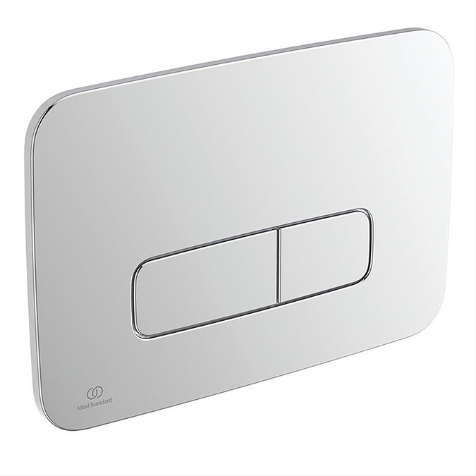 Ideal Standard Oleas M3 Chrome Mechanical Dual Flush Plate - R0123AA Large Image