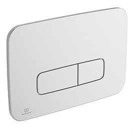 Ideal Standard Oleas M3 Matt Chrome Mechanical Dual Flush Plate - R0123JG Large Image