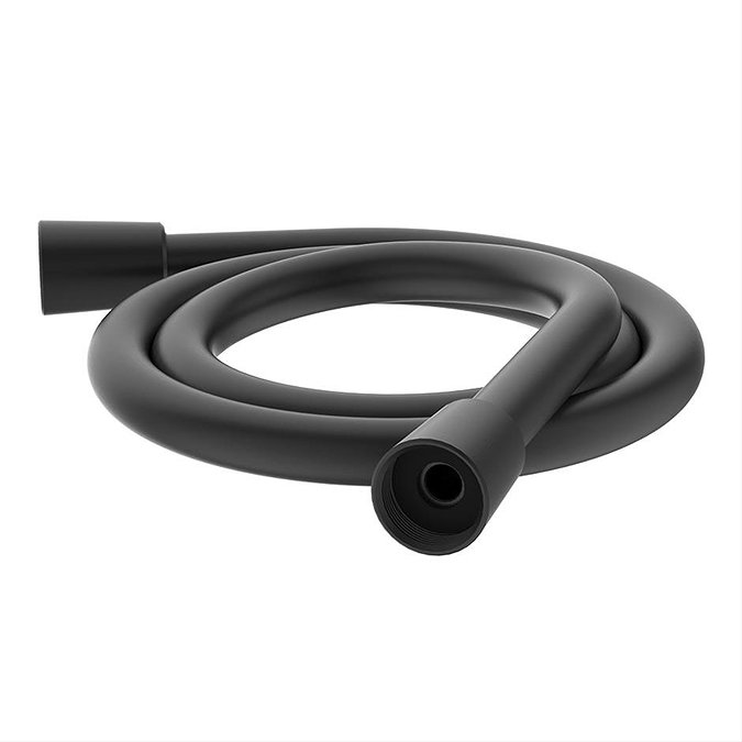 Ideal Standard Silk Black 1.25m Smooth Shower Hose Large Image