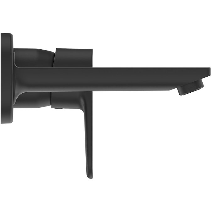 Ideal Standard Silk Black Cerafine O Wall Mounted Basin Mixer  Profile Large Image