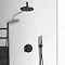 Ideal Standard Silk Black Ceratherm T100 Built-In Thermostatic 1 Outlet Shower Mixer Feature Large
