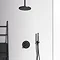 Ideal Standard Silk Black Ceratherm T100 Built-In Thermostatic 2 Outlet Bath Shower Mixer Feature L