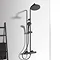 Ideal Standard Silk Black Ceratherm T25 Exposed Thermostatic Shower System  Feature Large Image