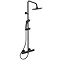 Ideal Standard Silk Black Ceratherm T25 Exposed Thermostatic Shower System Large Image