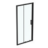 Ideal Standard Silk Black Connect 2 Sliding Shower Door Large Image