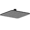 Ideal Standard Silk Black Idealrain 200 x 200mm Square Rain Shower Head Profile Large Image