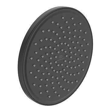 Ideal Standard Silk Black Idealrain 200mm Round Rain Shower Head  Profile Large Image