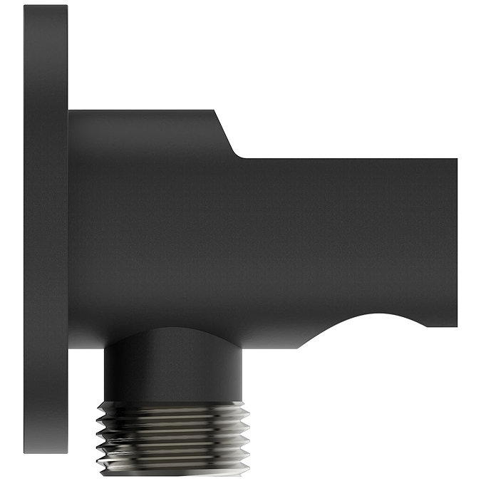 Ideal Standard Silk Black Idealrain Round Shower Handset Elbow Bracket Profile Large Image
